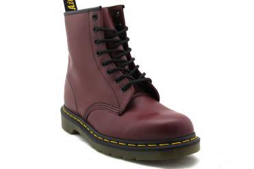 Foto Ofertas de botas de mujer Dr. Martens 1460 SMOOTH cherry-red-rouge-burdeo-brillo