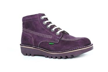 Foto Ofertas de botas de niña Kickers RALLYE violeta