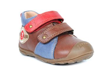 Foto Ofertas de botas de niño Garvalin 121351 marron-rojo
