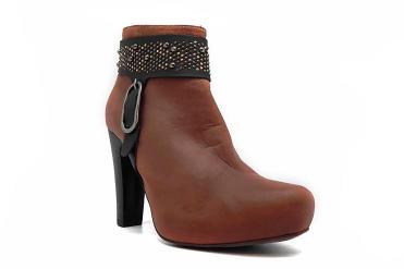 Foto Ofertas de botines de mujer EZZIO 29684 tostadomarron