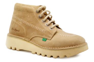 Foto Ofertas de botines de mujer Kickers RALLYE-M beige