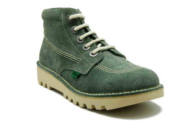 Foto Ofertas de botines de mujer Kickers RALLYE-m verde