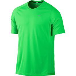 Foto Ofertas de camisetas de hombre Nike MILER SS UV NIK519698370 verde