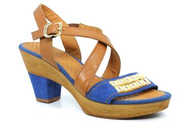 Foto Ofertas de sandalias de mujer Cressy 50708A azulon-cuero