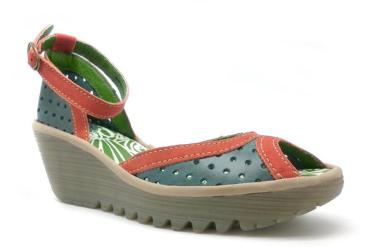 Foto Ofertas de sandalias de mujer Fly London 279011 rojo