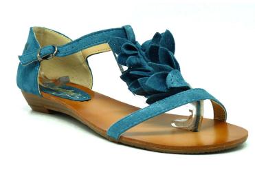 Foto Ofertas de sandalias de mujer Mustang 55060-MUSTANG azul