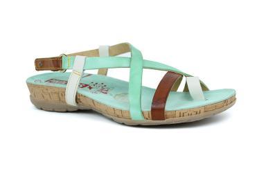 Foto Ofertas de sandalias de mujer Pikolinos 858-9351 verde-brandy