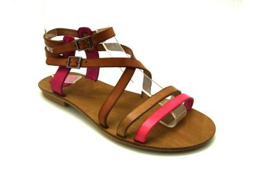 Foto Ofertas de sandalias de mujer Porronet 1901 rosa-marro