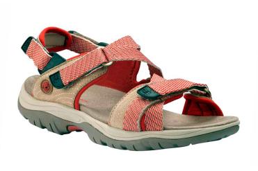 Foto Ofertas de sandalias de mujer Timberland 8034 R marron-y-rojo
