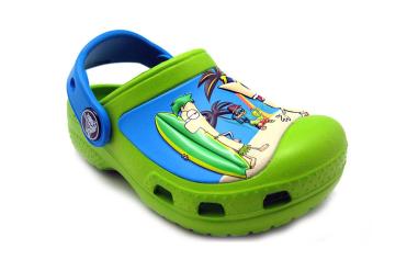 Foto Ofertas de sandalias de niña Crocs 14041 verde