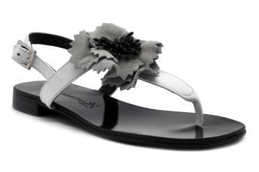 Foto Ofertas de sandalias de niña Papanatas 2823 blanco