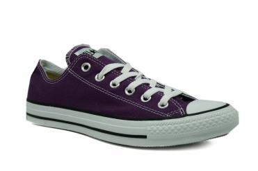 Foto Ofertas de zapatillas de mujer Converse 1J625 OX purpura