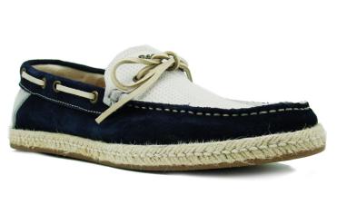 Foto Ofertas de zapatos de hombre Giorgio Armani T6554 azul-y-beige
