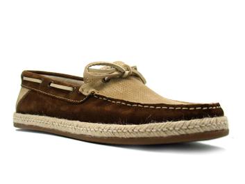 Foto Ofertas de zapatos de hombre Giorgio Armani T6554 marron-y-beige