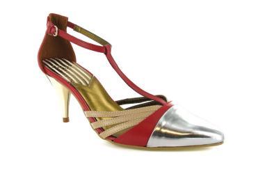 Foto Ofertas de zapatos de mujer CHOCOLATE 225 beig--rojo