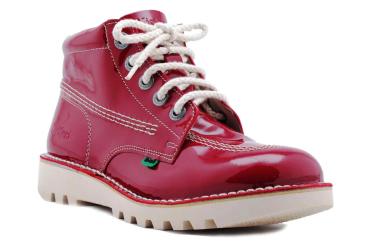 Foto Ofertas de zapatos de mujer Kickers RALLYE rojo-charol
