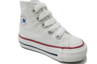 Foto Ofertas de zapatos de niña Converse INF ALL STAR HI OPTWH blanco