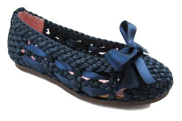Foto Ofertas de zapatos de niña Thousand Trenzado marino