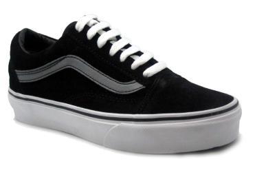 Foto Ofertas de zapatos de niña Vans Old Skool negro-y-gris