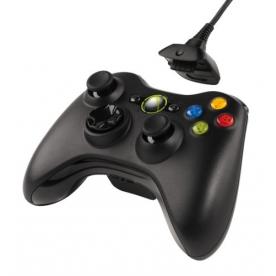 Foto Official Microsoft Black Wireless Controller With Play & Charge Ki