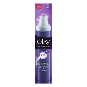 Foto Olay anti wrinkle firm and lift 2 in 1 day cream and serum 50ml