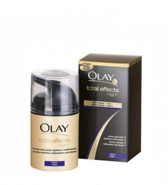 Foto Olay. Crema nutritiva reafirmante de noche anti-edad 7 en 1 OLAY Total