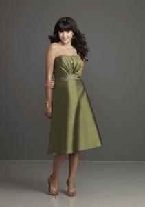 Foto Oliva Vestidos Fiesta, Vestidos Verdes Cortos, Vestidos De Damas De Ho