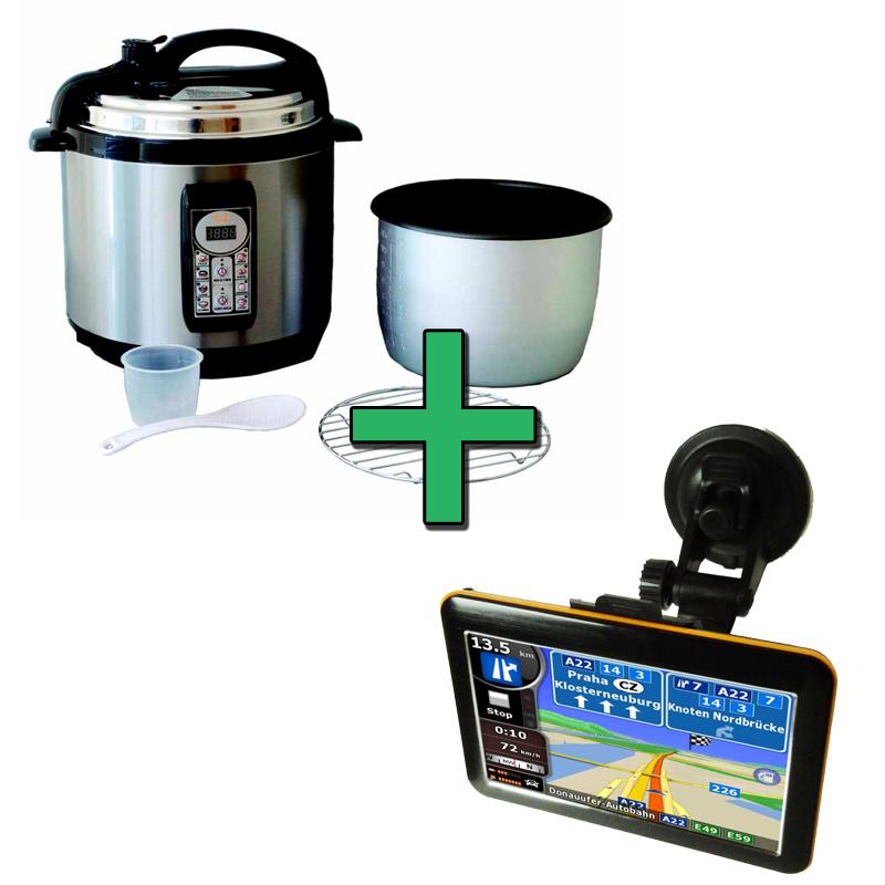 Foto Olla Programable GM modelo C 6 litros + Navegador GPS 4,3