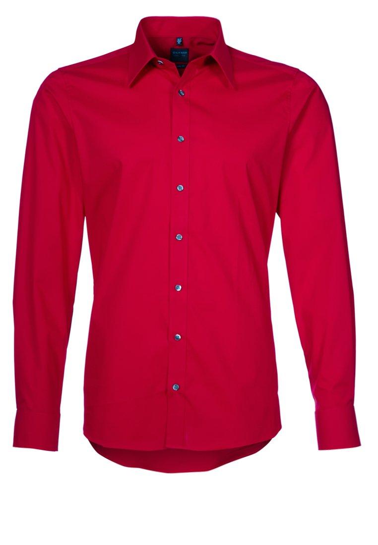Foto Olymp Level 5 BODY FIT ITALIAN KENT Camisa de traje rojo