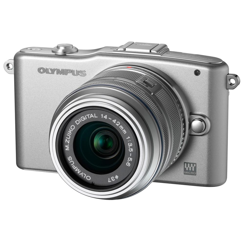 Foto Olympus E-PM1 Plata con 14-42mm II R Plata