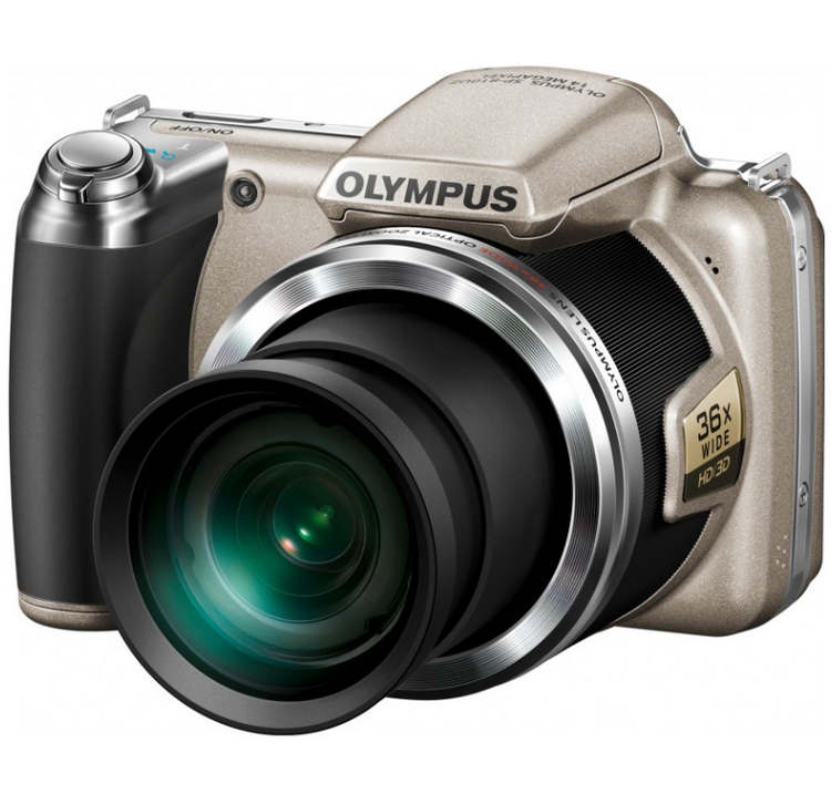 Foto Olympus SP-810UZ 3D 14MP HDMI Plata