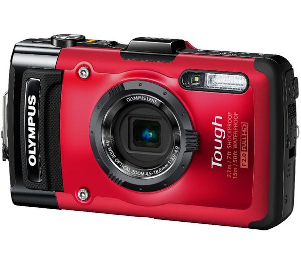 Foto Olympus Stylus Tough TG-2 - rojo Incluye Cargador, Batería de litio