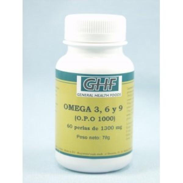 Foto Omega 3, 6 y 9 GHF. 60 perlas de 1300 mg.