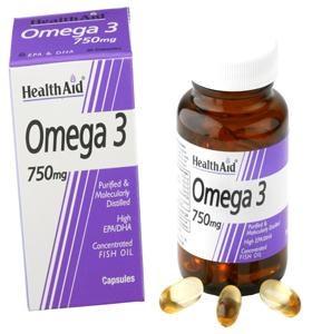 Foto Omega-3 750 mg (EPA 425 mg, DHA 325 mg) 60 cápsulas