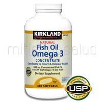 Foto Omega 3 aceite de Pescado 1000 mg 400 capsules