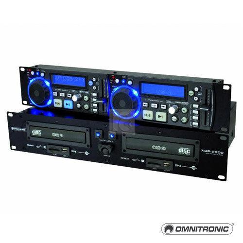 Foto Omnitronic MP3-Reproductor de CD XDP-2800