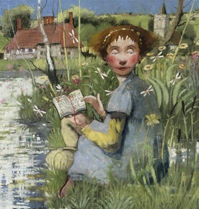 Foto On the bank by Richard Adams