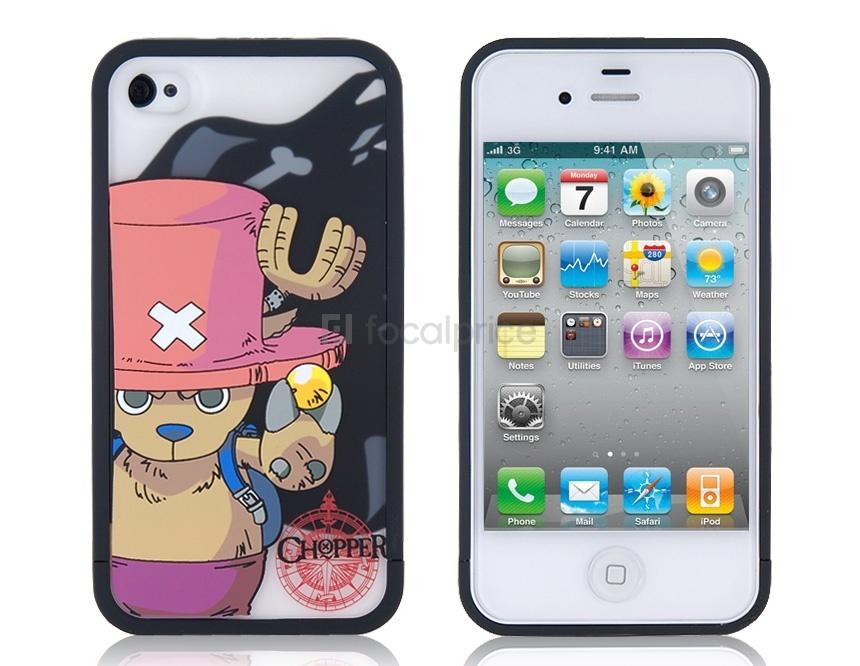 Foto One Piece Chopper Caso protector del patrón para el iPhone 4/4S