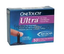 Foto One Touch Ultra Tiras Glucemia, 50 Unidades