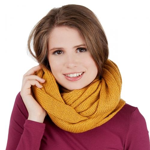 Foto Only Ann Knit Tube bufanda Harchaleco dorado talla Tamaño normal