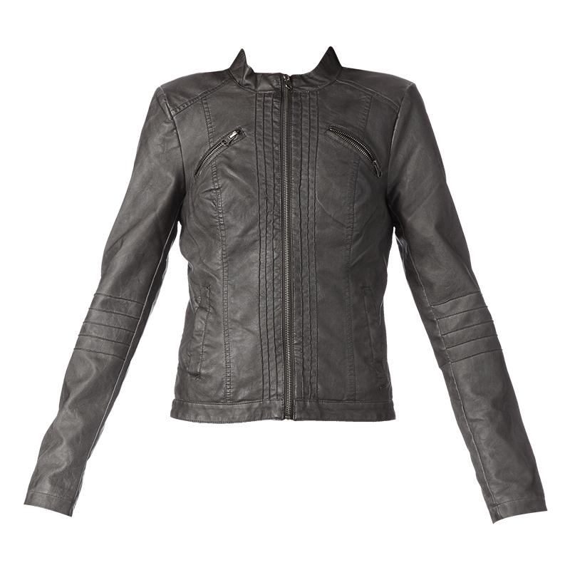 Foto Only Chaqueta - stola pu jacket otw bb - Gris