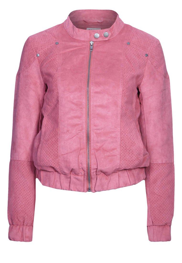 Foto Only Cita Chaqueta De Cuero Fucsia 40