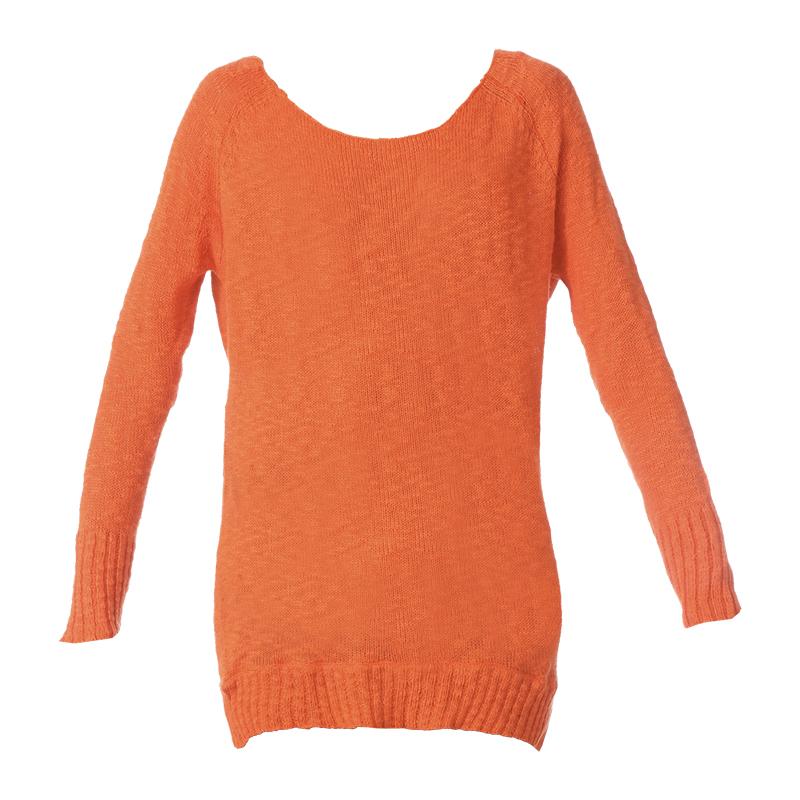 Foto Only Jersey - new crew long pullover knt hdr bb - Rojo / Coral