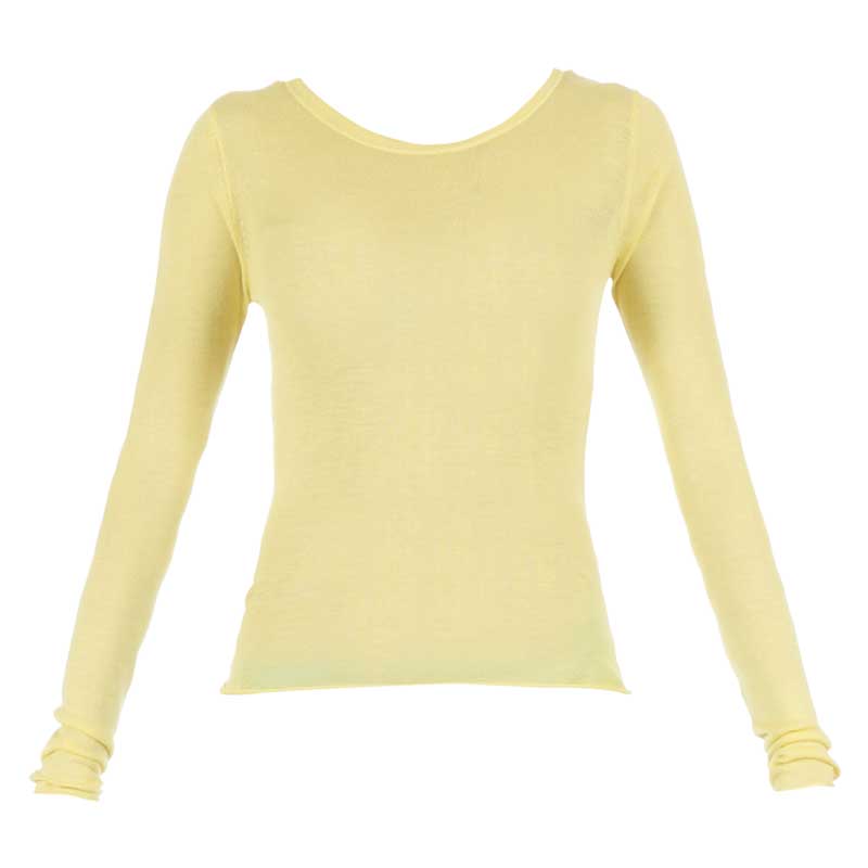 Foto Only Jersey - winner l/s o-neck knit top box - Amarillo
