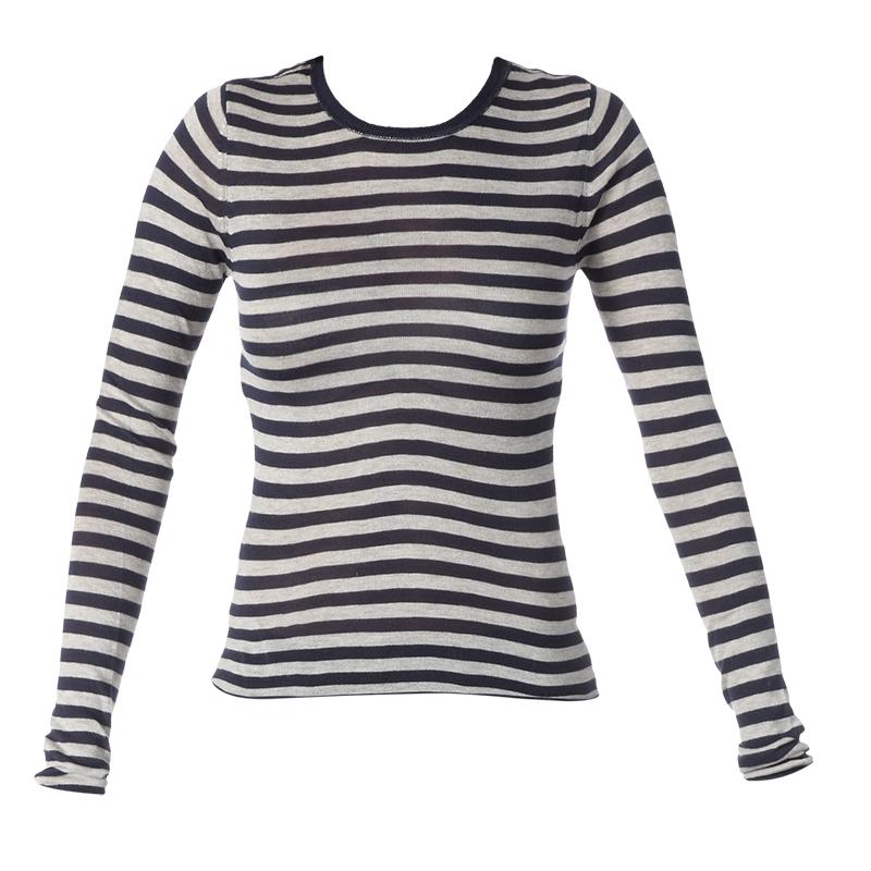 Foto Only Jersey - winner l/s o-neck knit top box - Azul / Marina de guerra