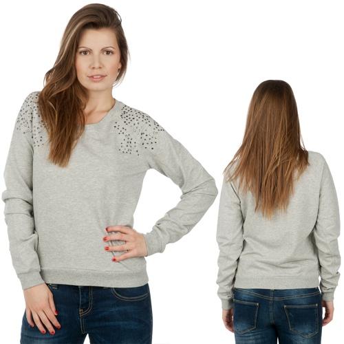 Foto Only Kayla Stud jersey Light gris Melange talla M