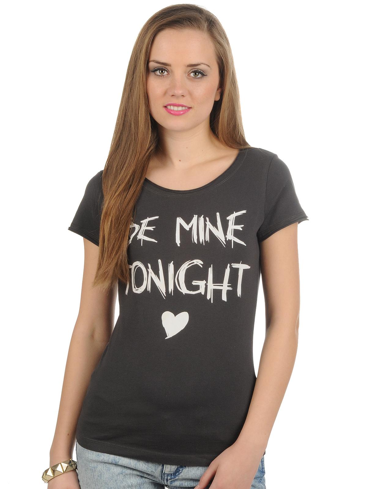Foto Only Lovely Valentine Camiseta Box gris oscuro M