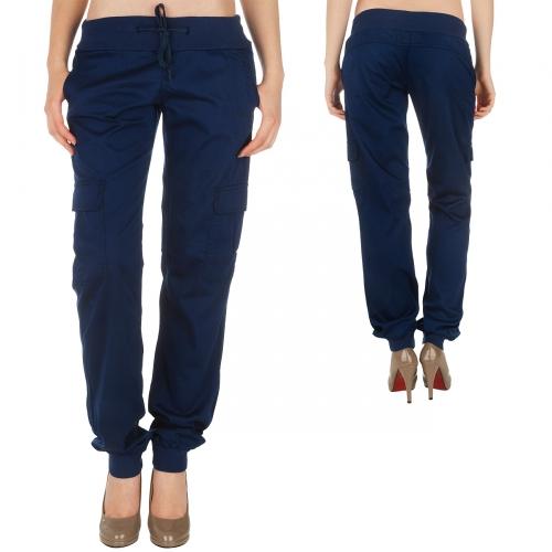 Foto Only Play La tela pantalón de telas Medieval azul talla S