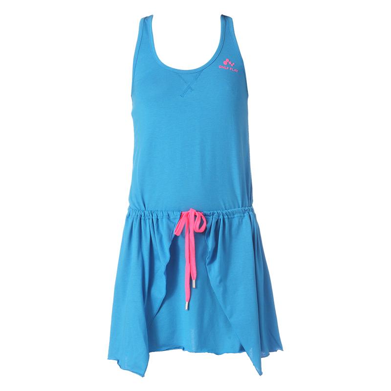 Foto Only play vestido trapecio - play fold beach sl dress - Azul / Mari...