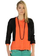 Foto Only Ricka KNT 3/4 Cropped Bolero negro